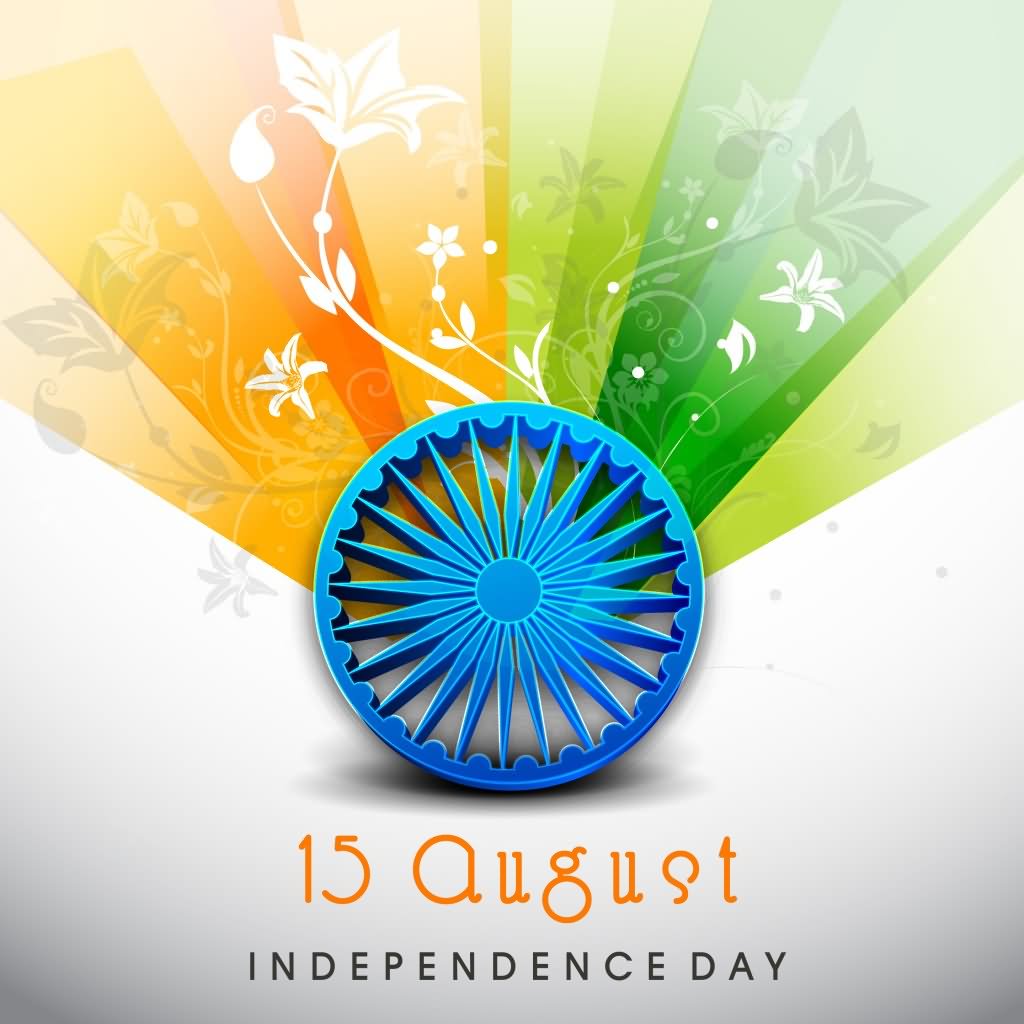 15 August Independence Day Wishes Card Picture