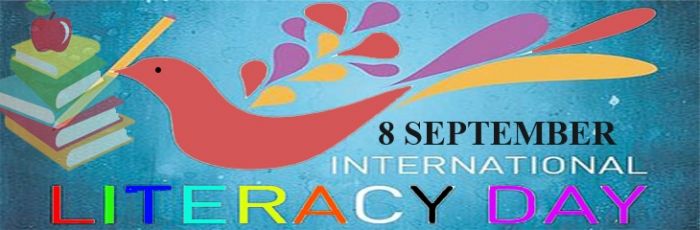 8 September International Literacy Day Facebook Cover Picture