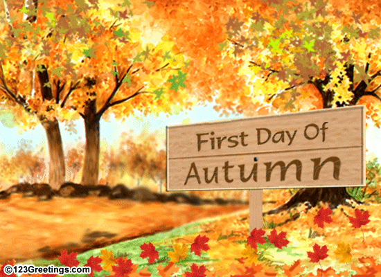 First Day of Autumn Wishes Picture