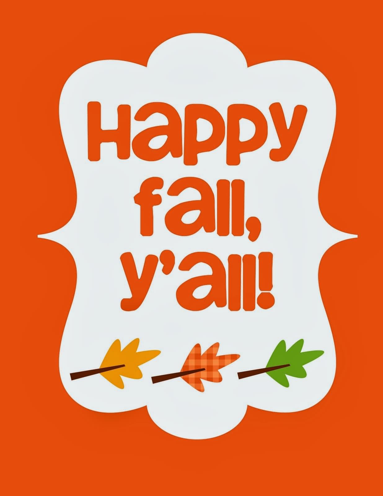 Happy Fall Ya'll Greeting Card