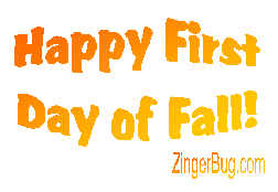 Happy First Day Of Fall 2016 Glitter Image
