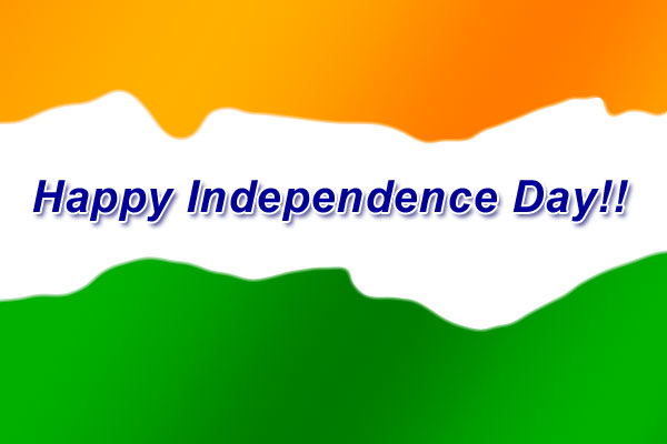 Happy Independence Day 2016 Tri Color Indian Flag Picture