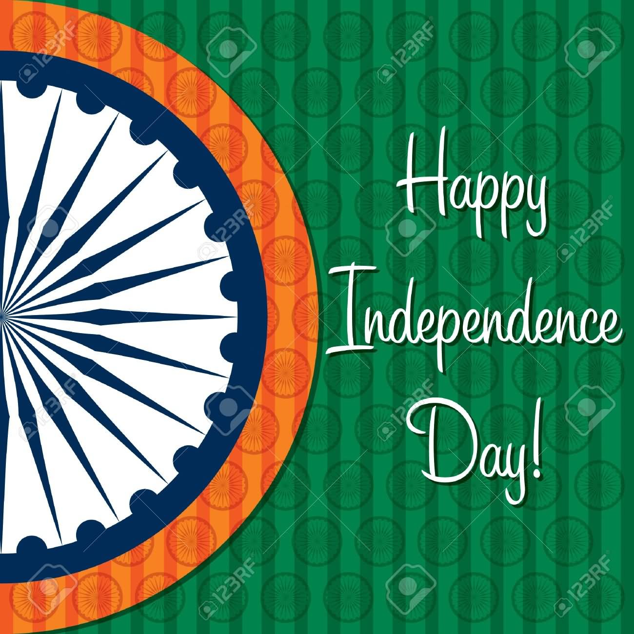 Happy Independence Day Beautiful Greeting Card Image