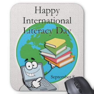 Happy International Literacy Day Mouse Pad Picture