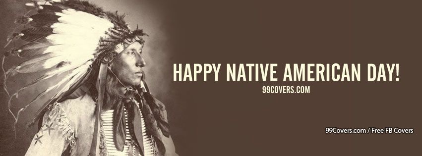 Happy Native American Day Facebook Cover Picture