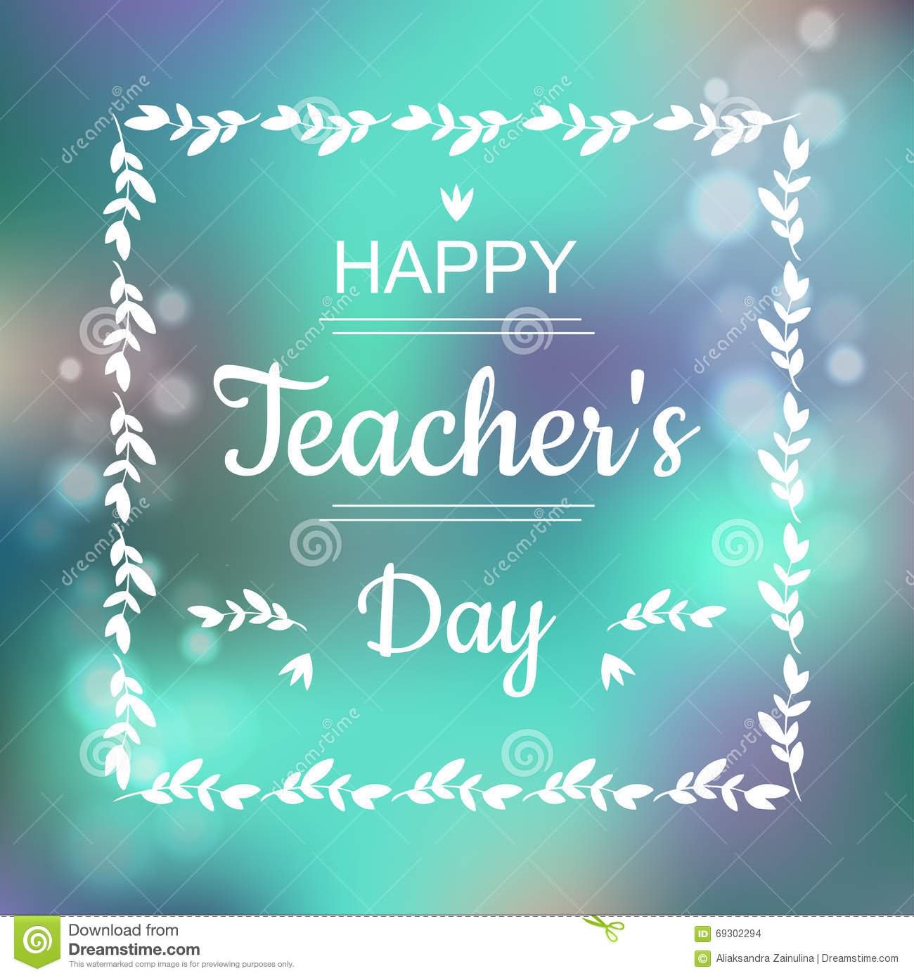 Happy Teachers Day Beautiful Greeting Card