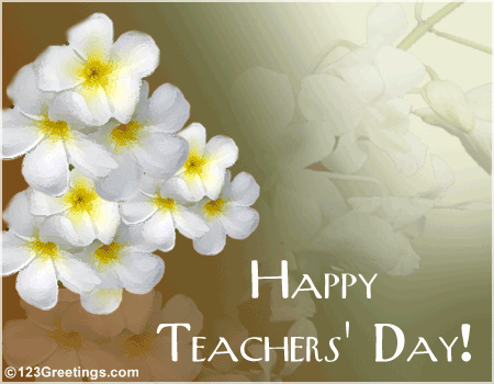 Happy Teachers Day Greeting Card Image