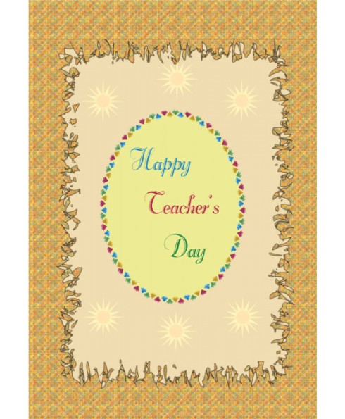 Happy Teachers Day Greeting Card Picture