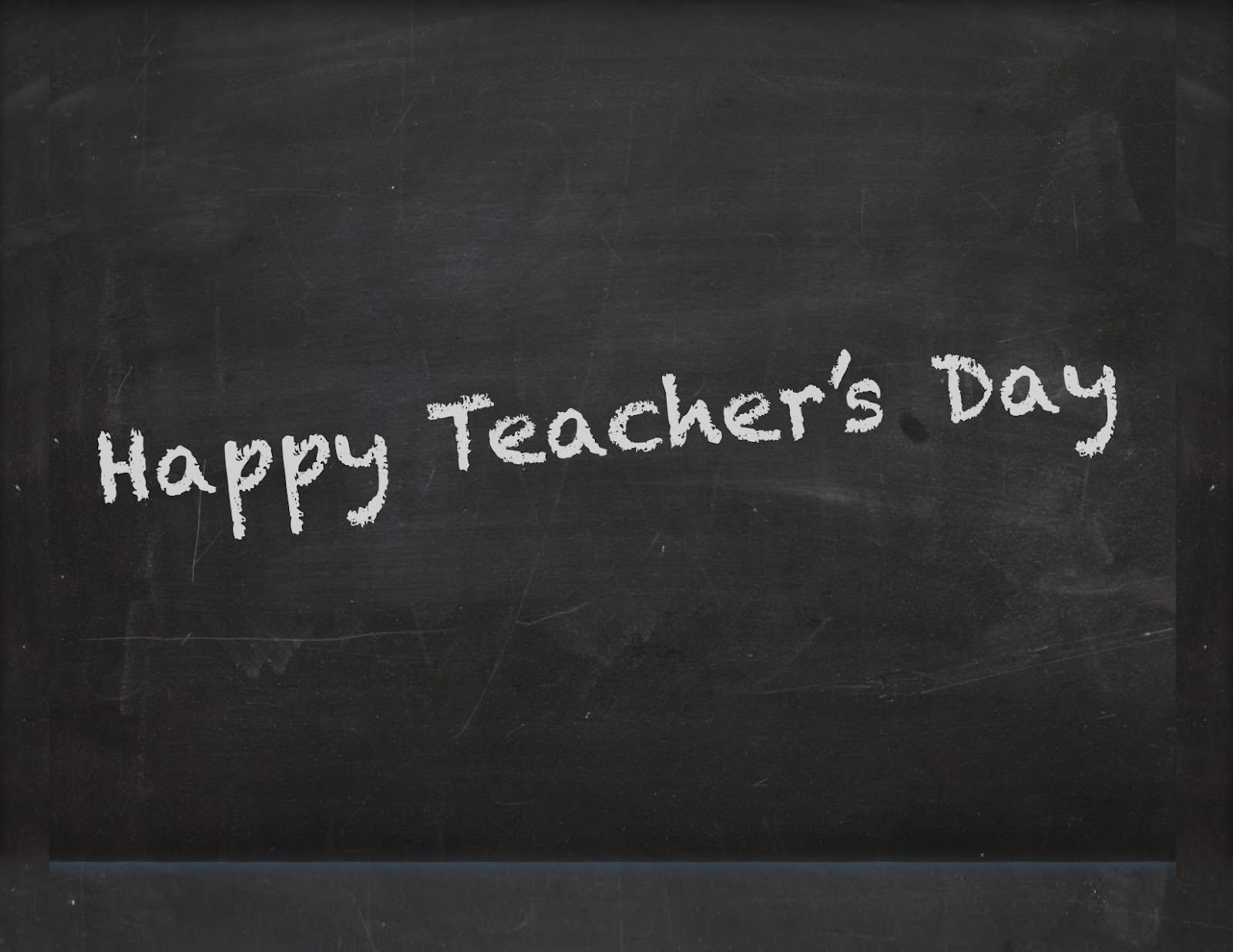 Happy Teacher’s Day Wishes On Black Board Picture