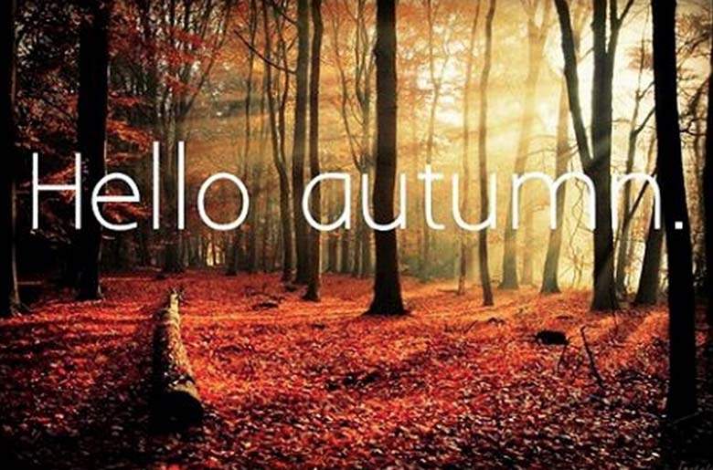 Hello Autumn First Day of Fall Greetings