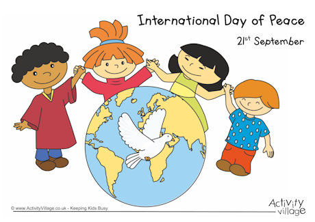 International Day of Peace 21st September Clipart Image