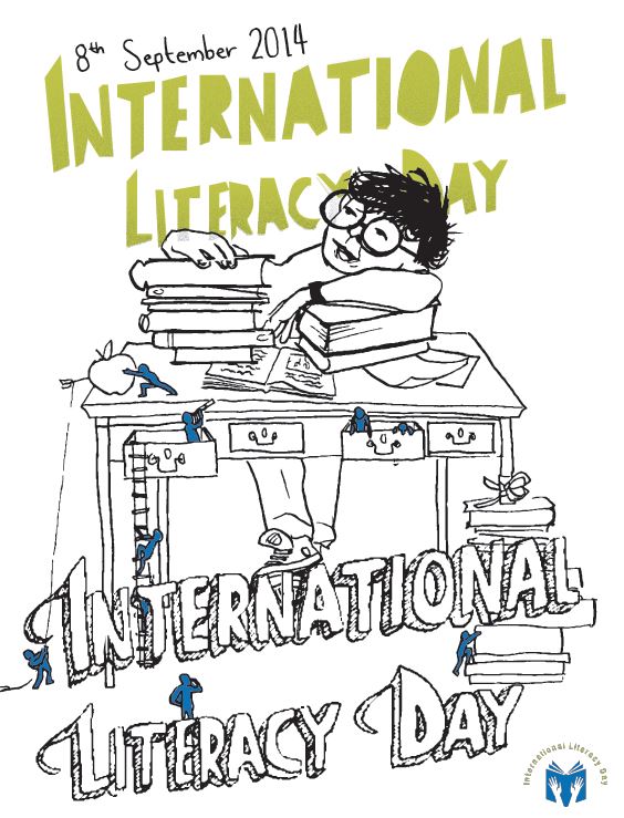 International Literacy Day Coloring Page