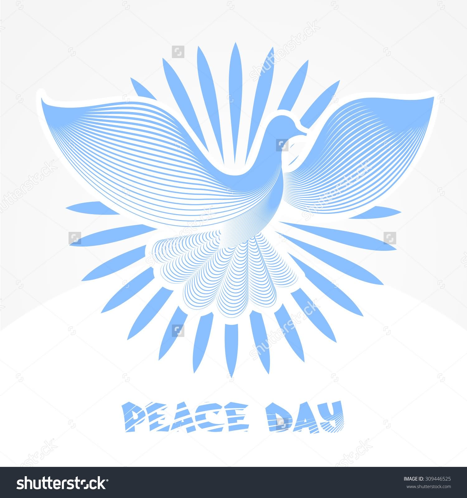 International Peace Day Dove Design Picture