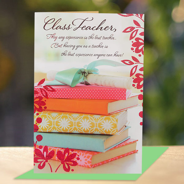 Teachers Day Wishing To Class Teacher Greeting Card