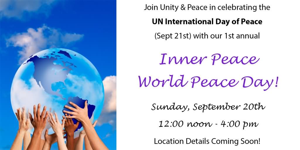 UN International Day of Peace September 21st