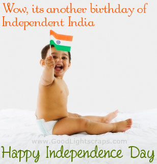 Wow Its Another Birthday Of Independent India Happy Independence Day Kid With Indian Flag Picture