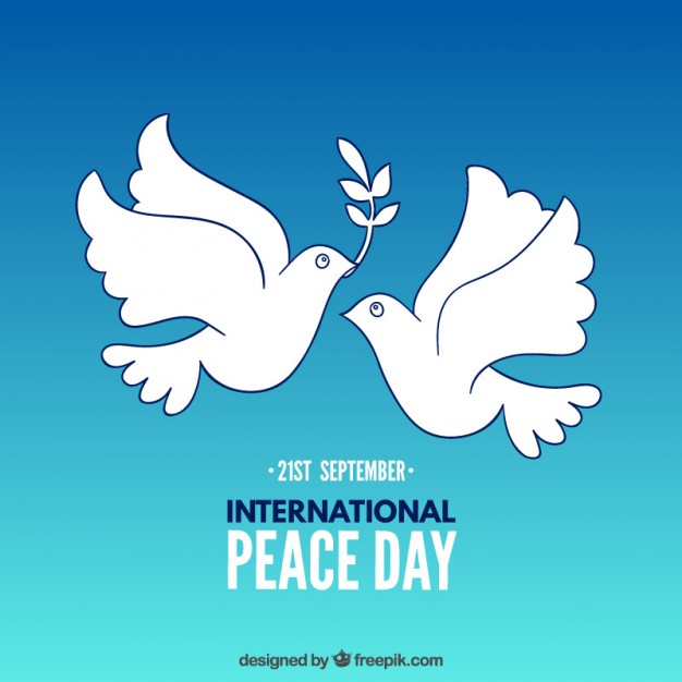 21st September International Peace Day Greeting Card