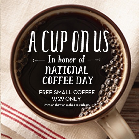 A Cup On Us In Honor Of International Coffee Day