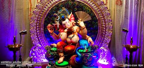 Adorable Ganesha Chaturthi Decoration Idea Picture