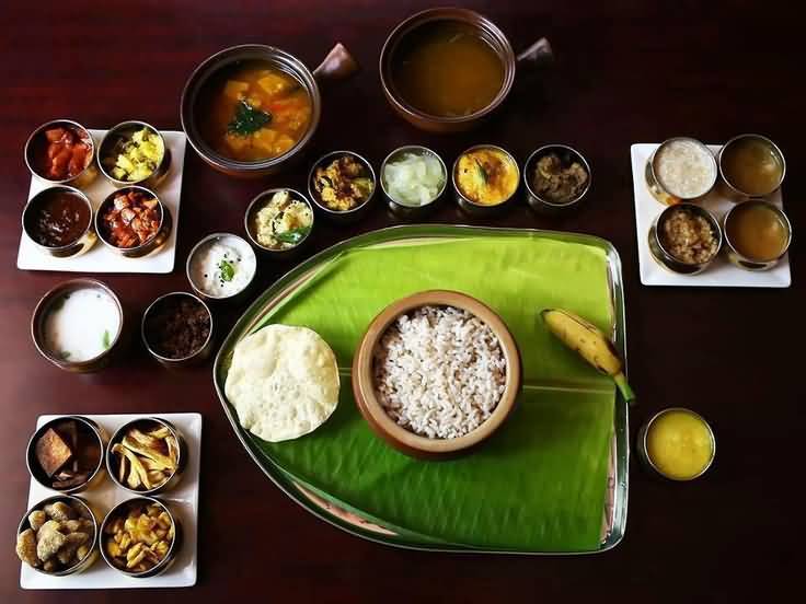 Beautiful Traditional Food For Onam