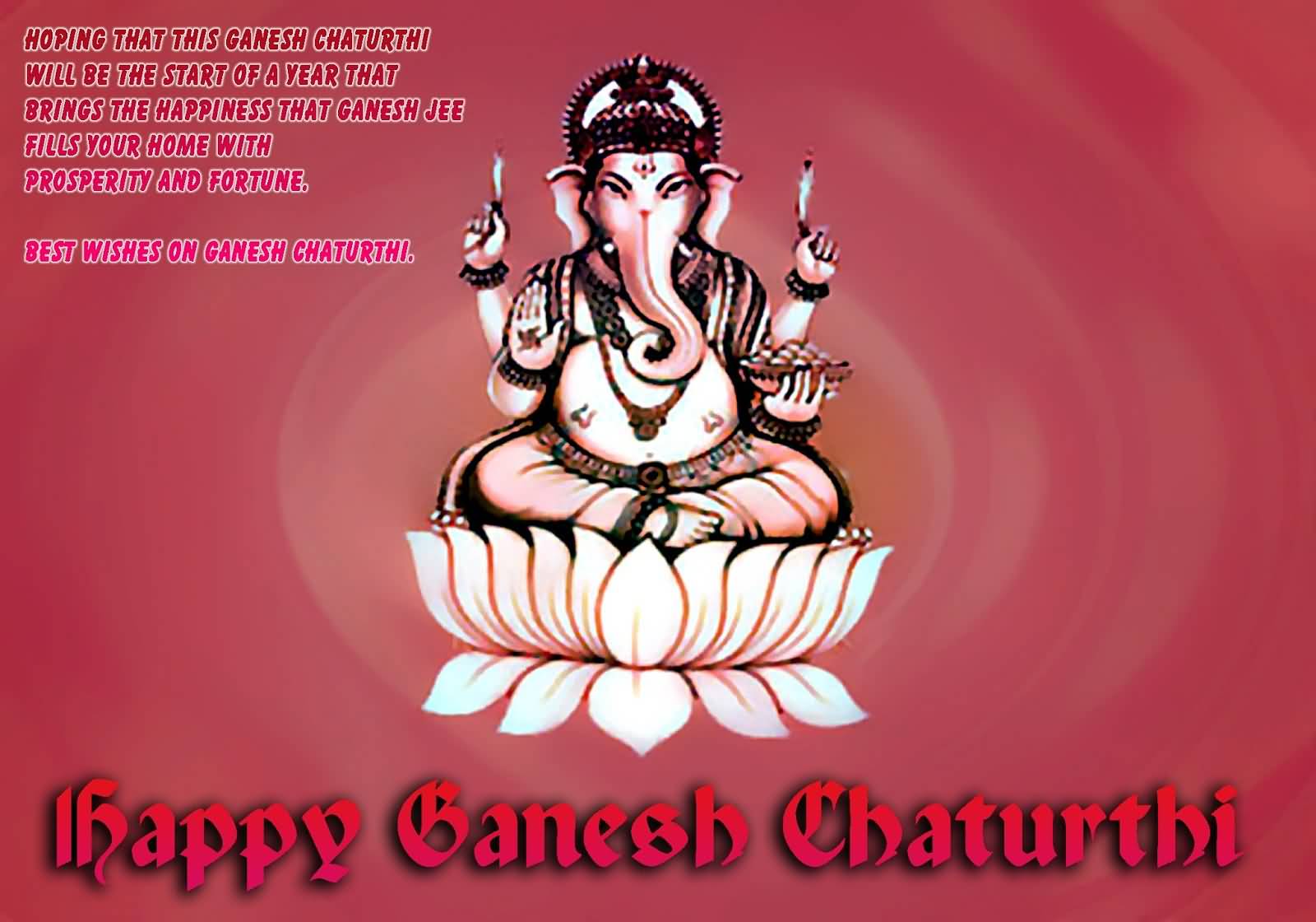 Best Wishes On Ganesh Chaturthi Happy Ganesh Chaturthi 2016