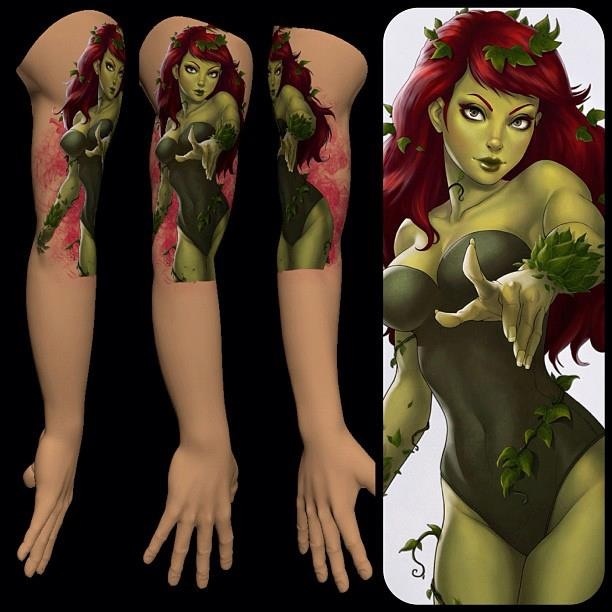 26+ Fantastic Poison Ivy Tattoos.