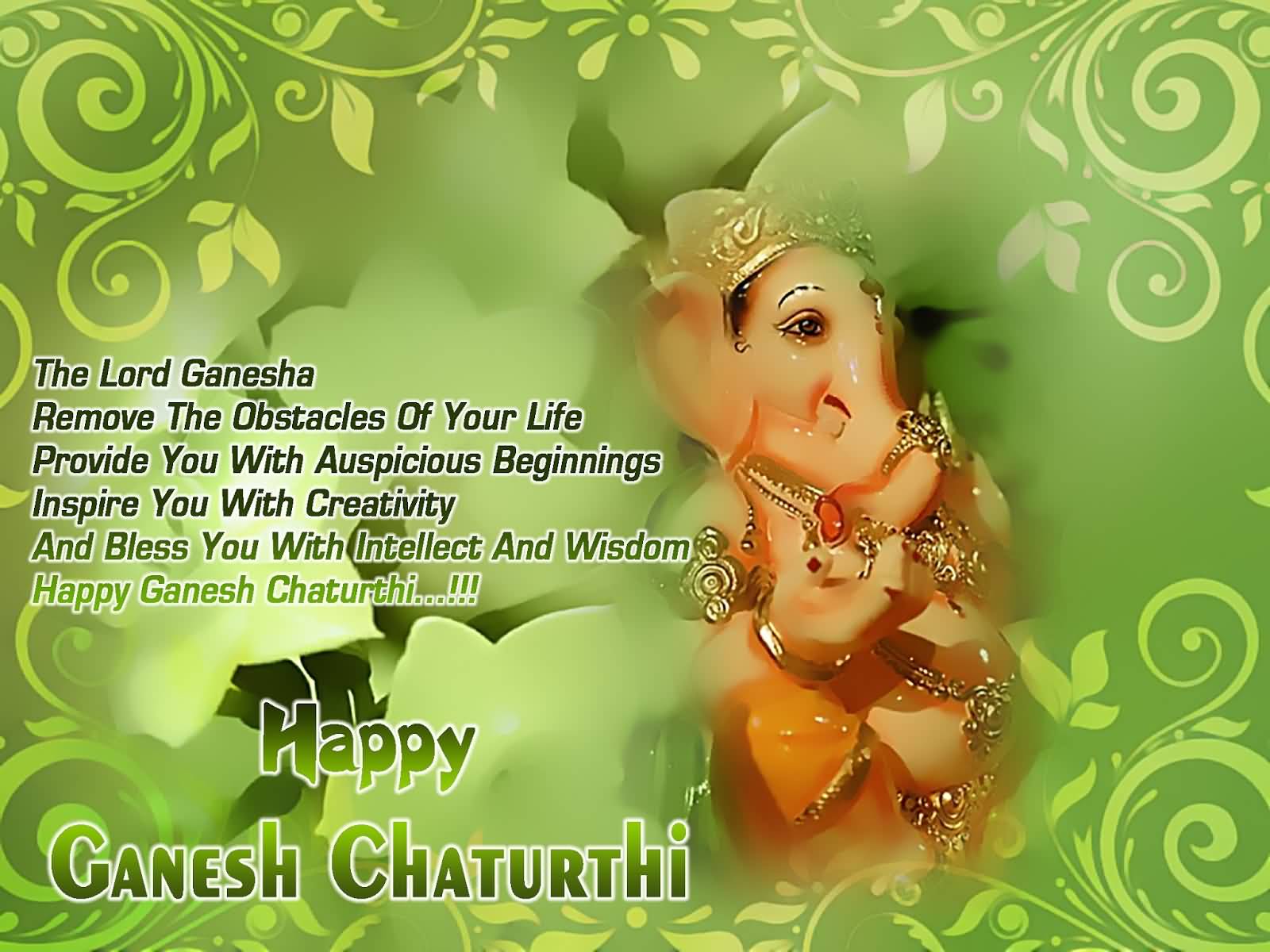 Happy Ganesh Chaturthi 2016 Wishes Picture