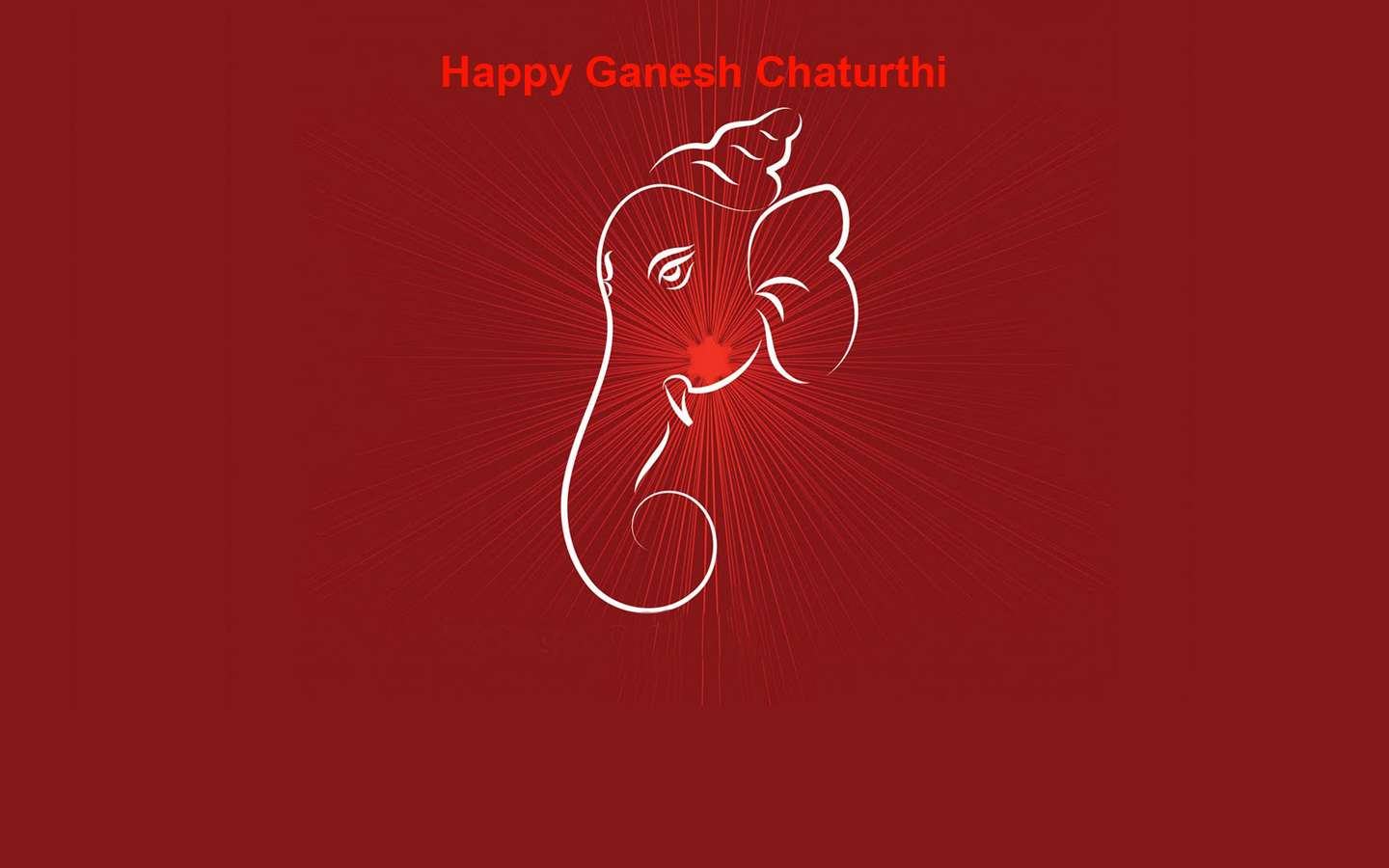 Happy Ganesh Chaturthi Greeting Card Image