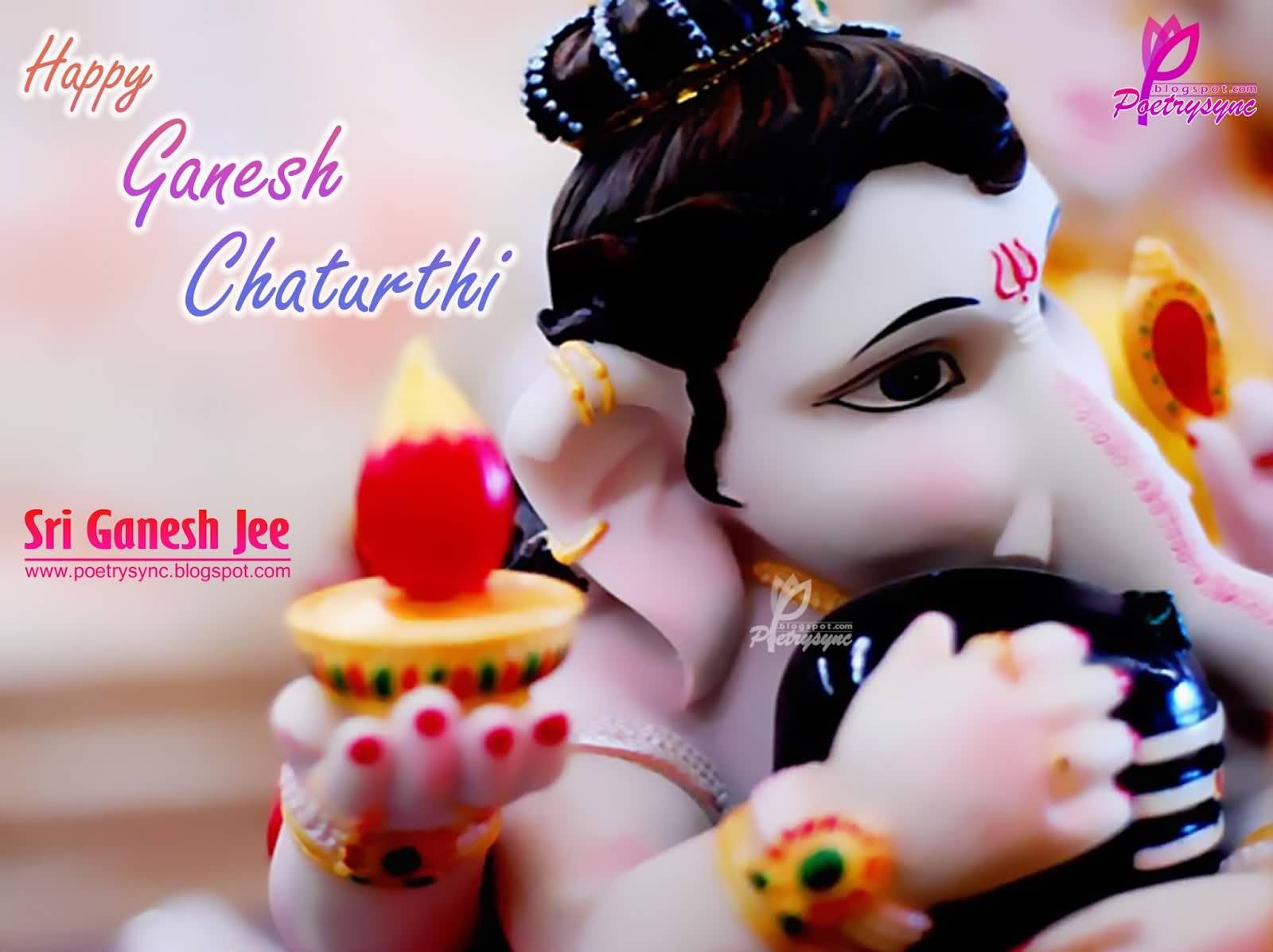 Happy Ganesh Chaturthi Greeting Ecard Picture