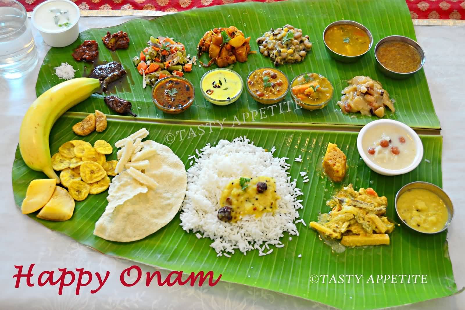 Happy Onam Food Picture