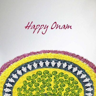 Happy Onam Rangoli Design Picture