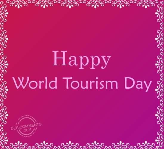 Happy World Tourism Day  Card