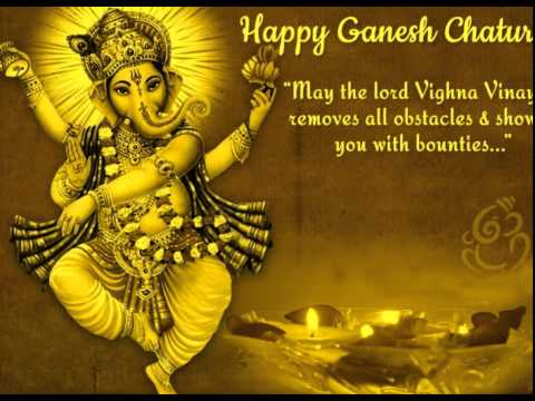 Happy Ganesh Chaturthi May The Lord Vighna Vinay Removes All Obstacles & Showing You With Bounties