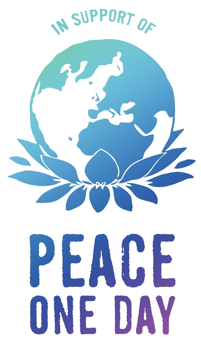 In Support Of Peace One Day International Day Of Peace Poster Image