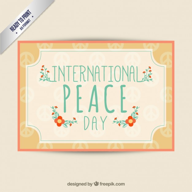 International Peace Day Greeting Card