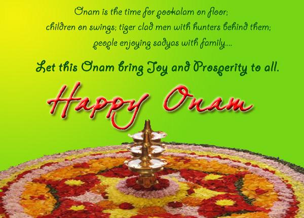 Let This Onam Bring Joy And Prosperity To All Happy Onam