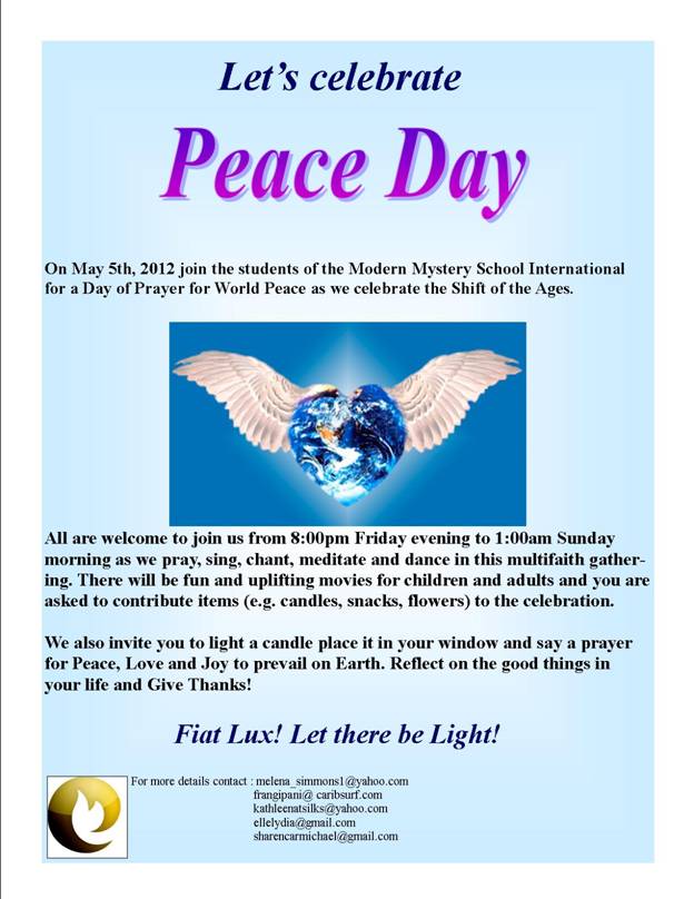 Let's Celebrate Peace Day Poster