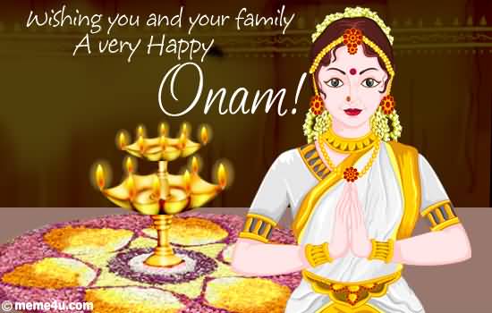 Malayali Girl Wishing You And Your Family A Very Happy Onam