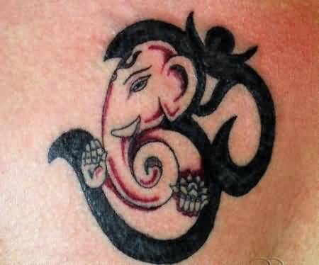 Om Ganesha Tattoo Idea