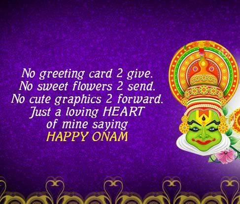 Onam Wishes Card Picture