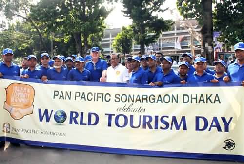 Pan Pacific Sonargaon Dhaka Celebrates World Tourism Day Rally Picture