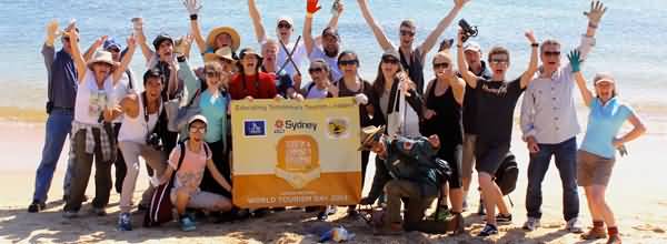 People Of Sydney Celebrating World Tourism Day