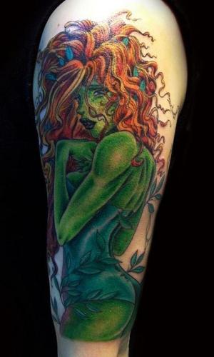 Poison Ivy Tattoo Design For Sleeve By Ashes Hell