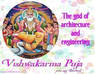 The God Of Architecture And Engineering Vishwakarma Puja