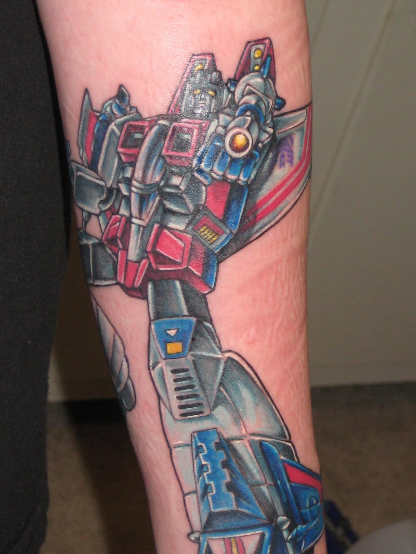 Transformer Starscream Tattoo Design For Sleeve By Edf