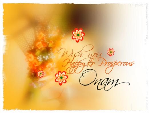 Wish You Happy & Prosperous Onam Greeting Card