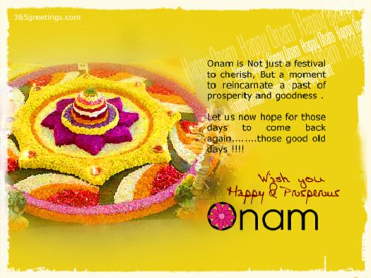 Wish You Happy & Prosperous Onam