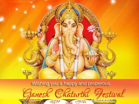 Wishing You A Happy Ganesh Chaturthi Festival 2016