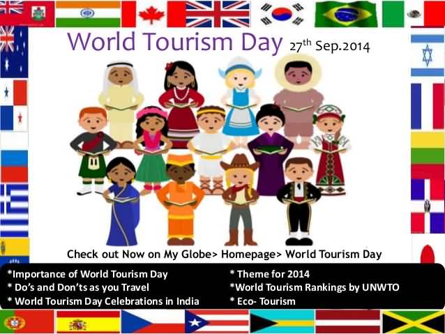 World Tourism Day All Countries Flag Picture