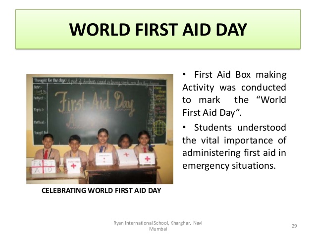 Celebrating World First Aid Day
